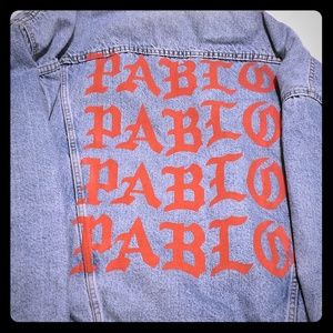 Kanye West Levi's XXL Vintage jean jacket - PABLO